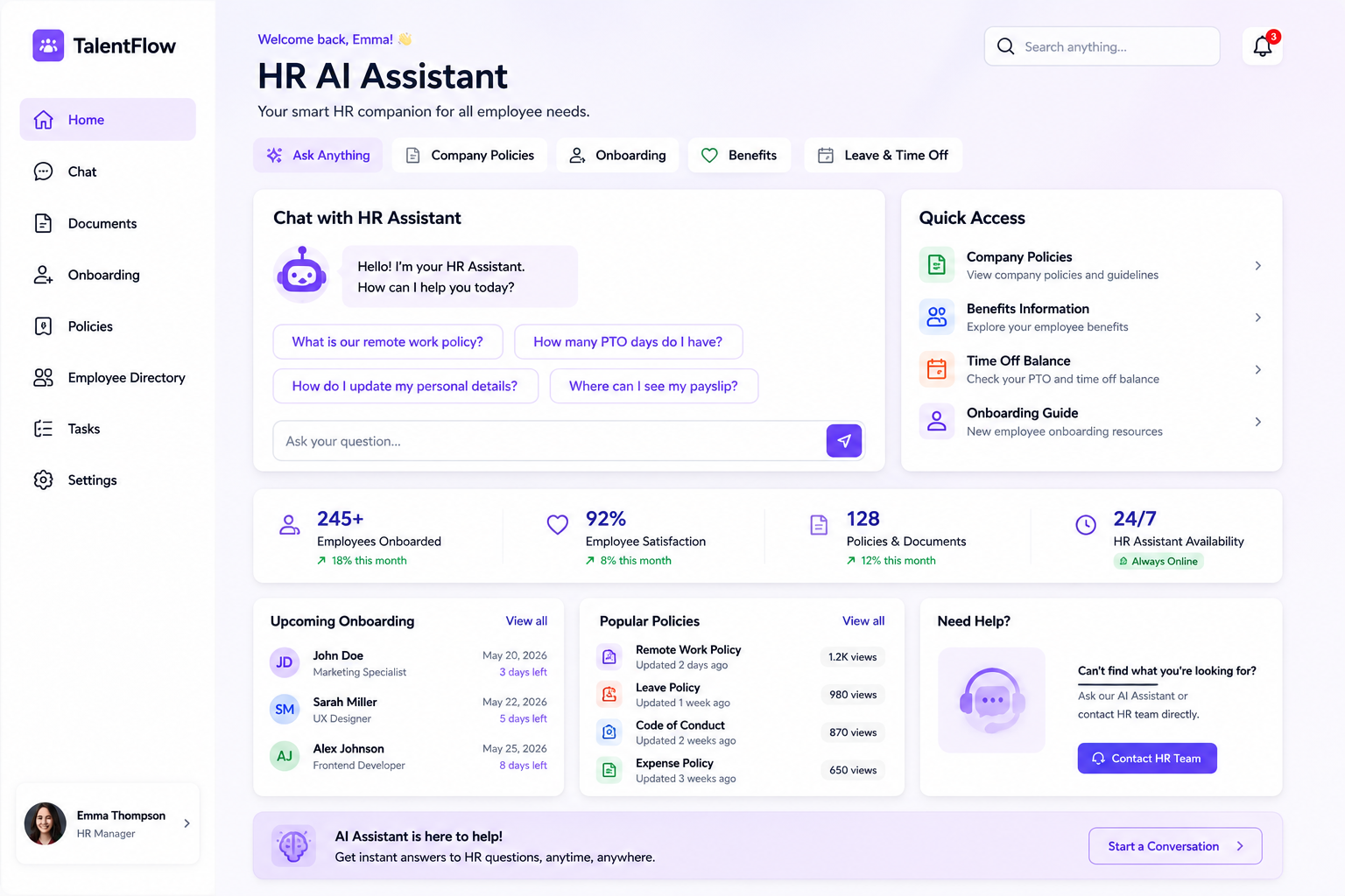 HR AI Assistant