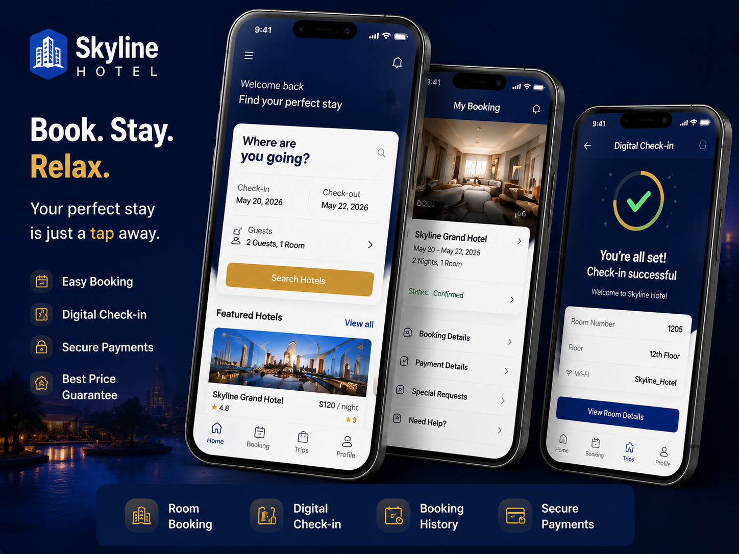 Skyline Hotel Booking